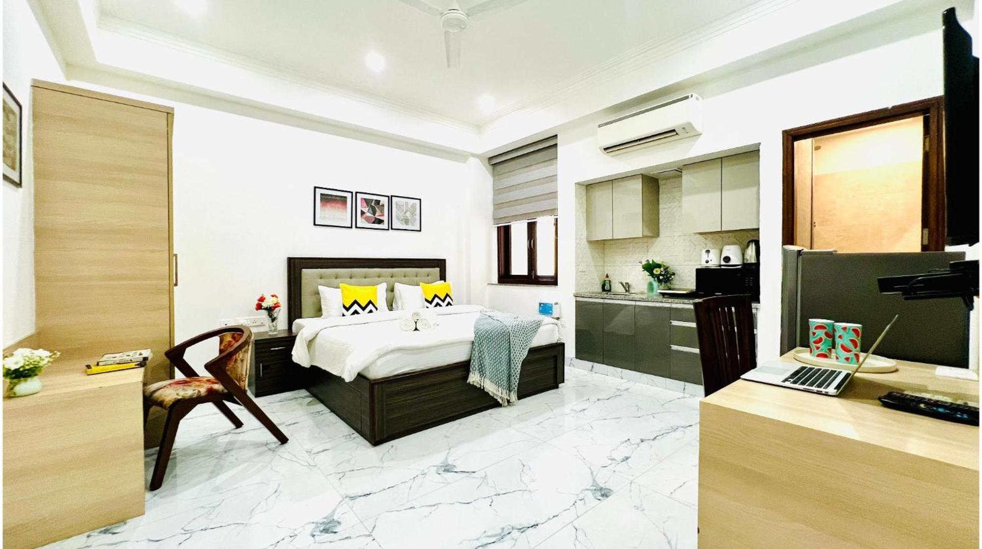 Olive Service Apartments - Golf Course Road Gurgaon Eksteriør bilde
