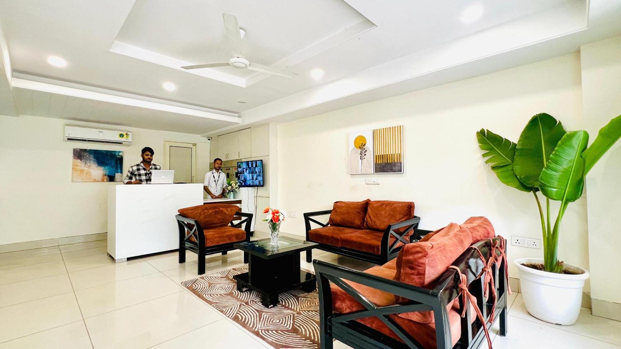 Olive Service Apartments - Golf Course Road Gurgaon Eksteriør bilde